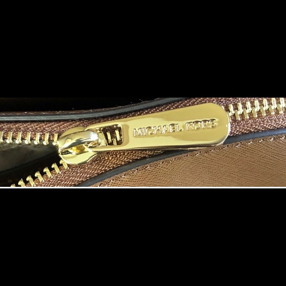 NWT Michael Kors gorgeous brown leather classic - Picture 6 of 8